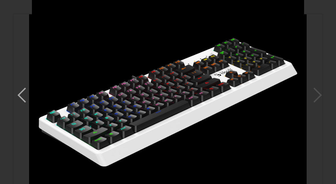 Keyboard A4 Bloody Gaming B810RC Mechanical LK Switch RGB White