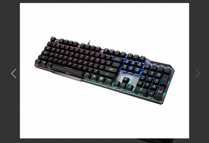 Keyboard MSI Gaming Vigor GK50 ELITE Mechanical Per-Key RGB Mystic Light