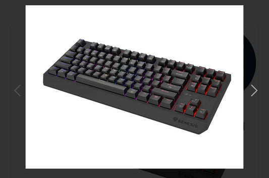 Keyboard Genesis Gaming Thor 230 TKL Wireless Mechanical RGB Black Outemu Panda Switches