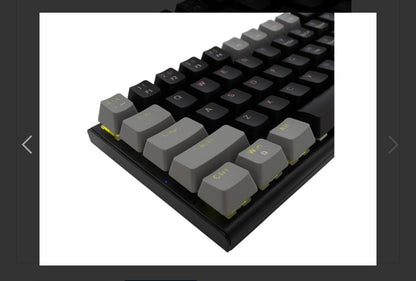 Keyboard White Shark Gaming Wakizashi 60% Mechanical RGB Black/Grey Blue Switch