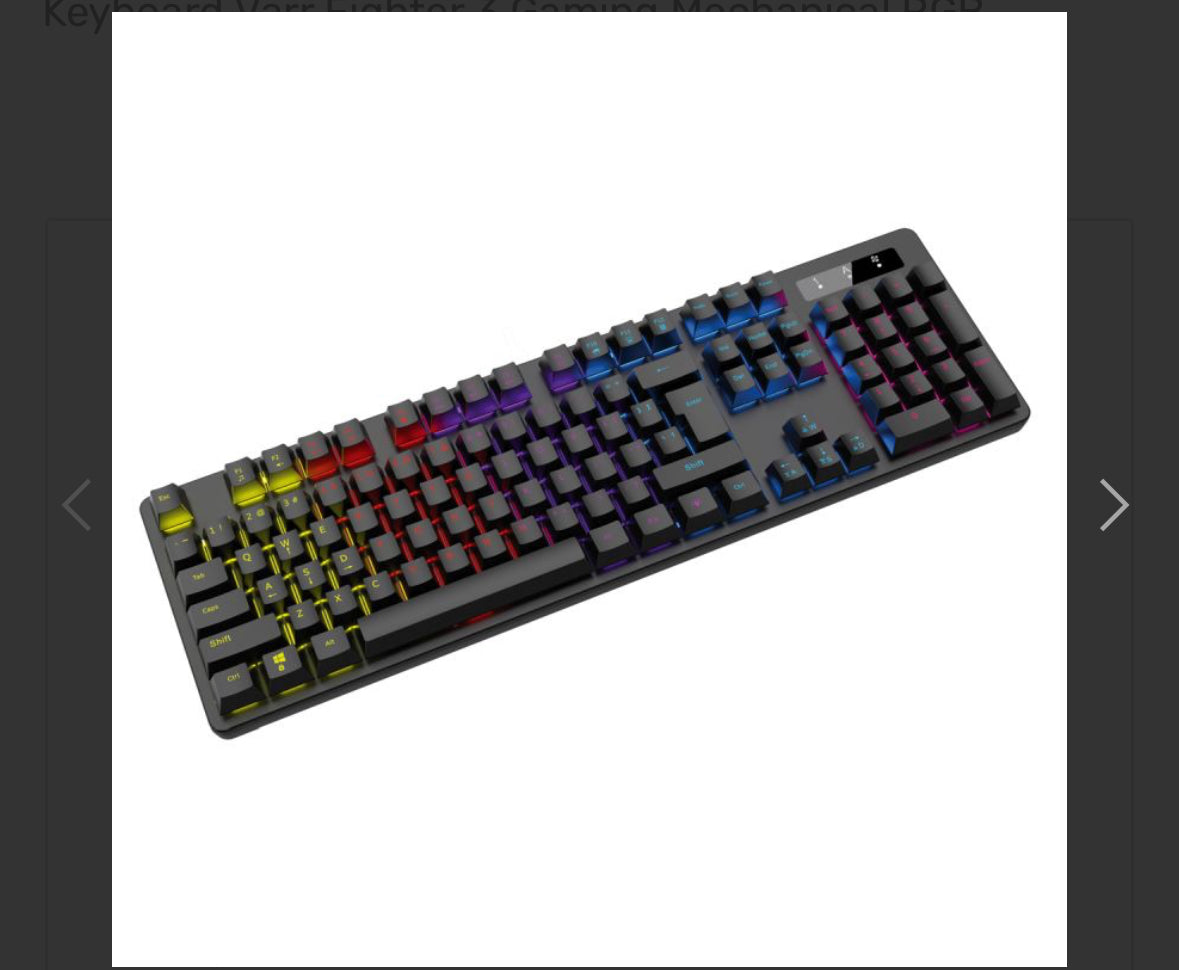 Keyboard Varr Fighter 3 Gaming Mechanical RGB