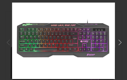 Keyboard Fury Gaming Hellfire 2 Backlight RGB