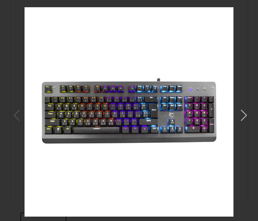 Keyboard White Shark Gaming Legionnaire Mechanical Metal RGB