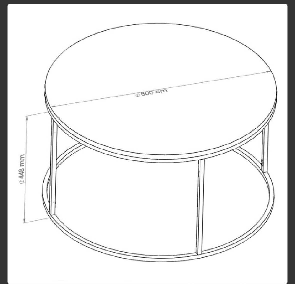 Club table Larisa