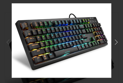 Keyboard Sharkoon SKILLER SGK30 Mechanical Gaming w/RGB - Huano Blue Switch