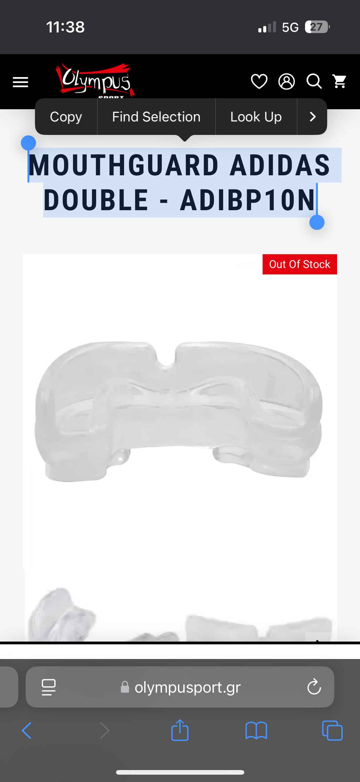 MOUTHGUARD ADIDAS DOUBLE - ADIBP10N