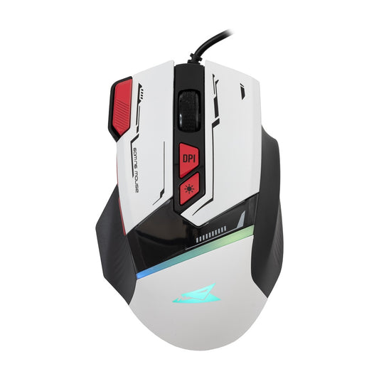 Mouse Barracuda Gaming Manta 12800DPI White