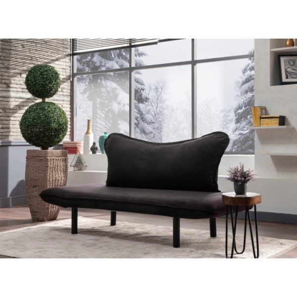 Double bed Chatto - Black