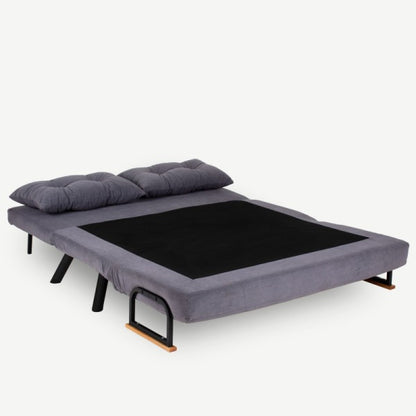 Two-seater bed Sando - Grey