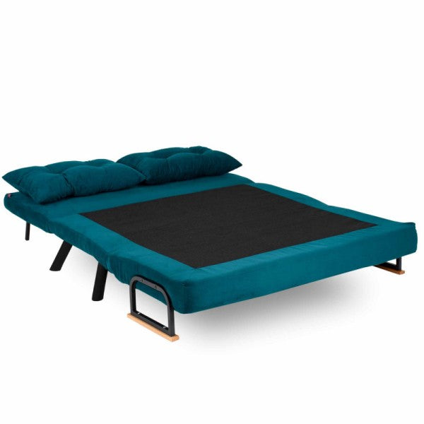 Two-seater bed Sando - Petrol Green