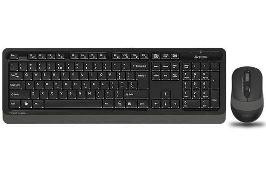 Keyboard A4 FG1010 Wireless w/Mouse Grey