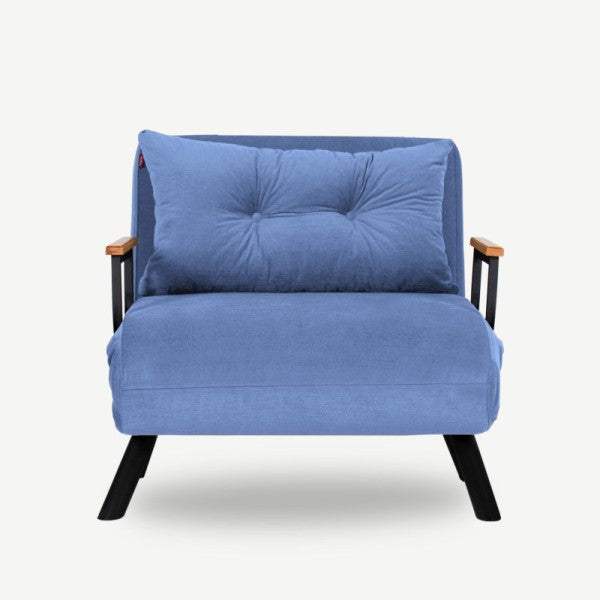 Sando 1-seater sofa bed - Blue