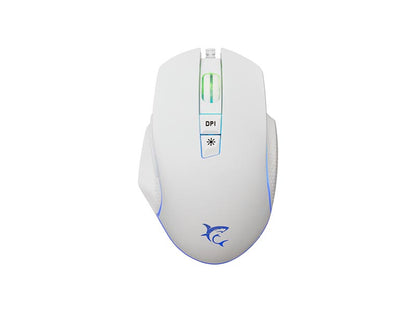 Mouse White Shark Gaming Gareth 6400dpi White