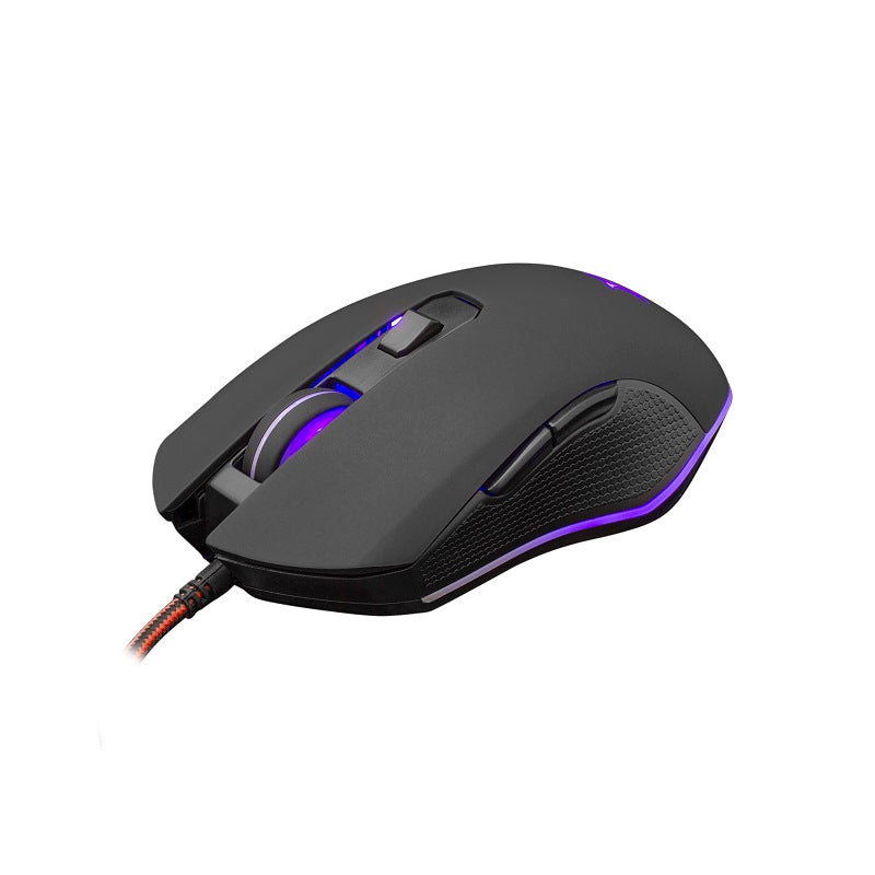 Mouse White Shark Gaming Cyrus 3200dpi Black RGB