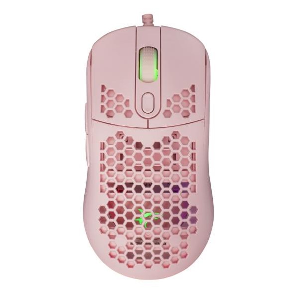 Mouse White Shark Gaming Galahad 6400dpi Pink