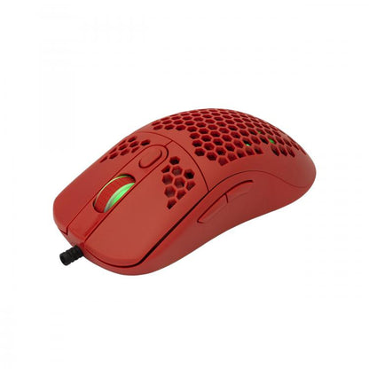 Mouse White Shark Gaming Galahad 6400dpi Red