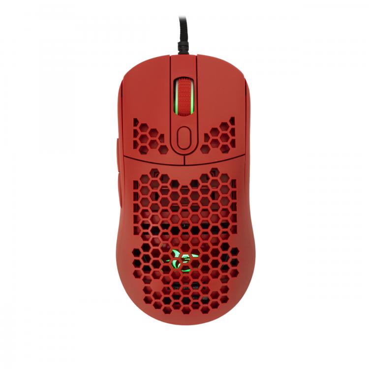 Mouse White Shark Gaming Galahad 6400dpi Red