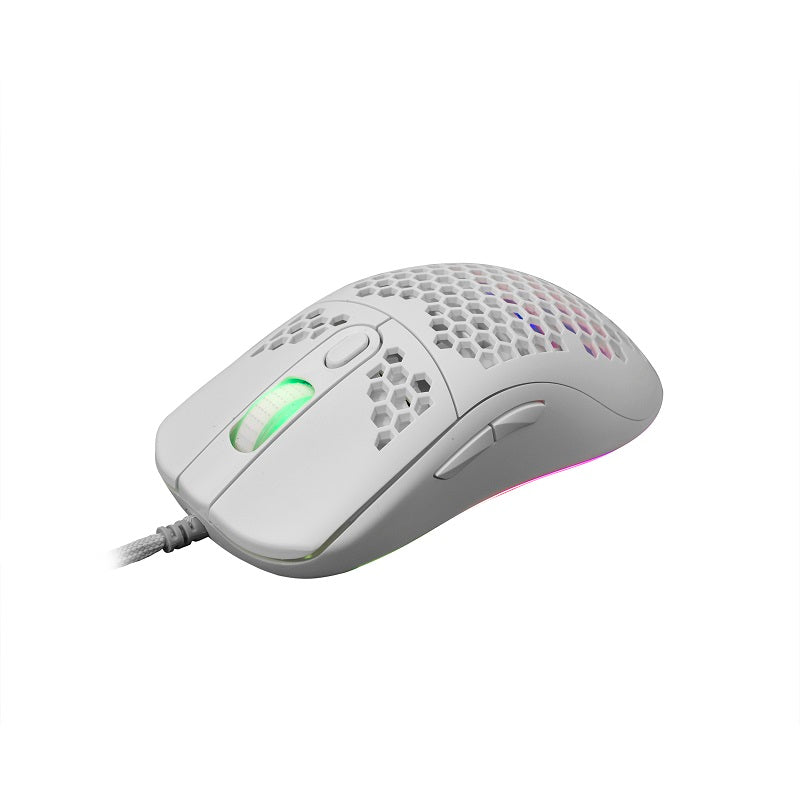 Mouse White Shark Gaming Galahad 6400dpi White