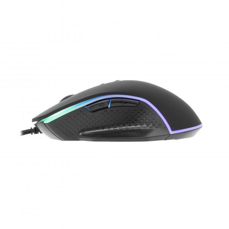 Mouse White Shark Gaming Gareth 6400dpi Black