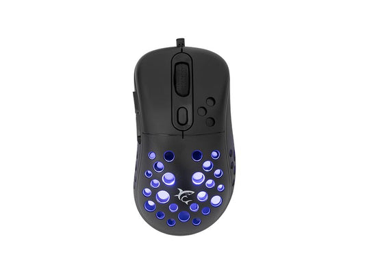 Mouse White Shark Gaming Azrael 12800dpi RGB Black