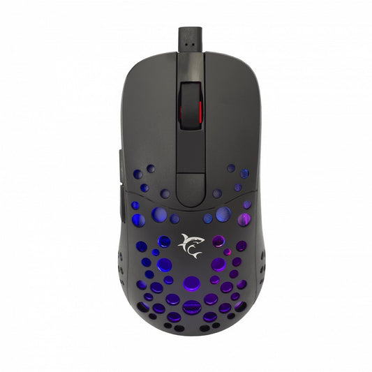 Mouse White Shark Gaming Tristan 12000dpi RGB Black