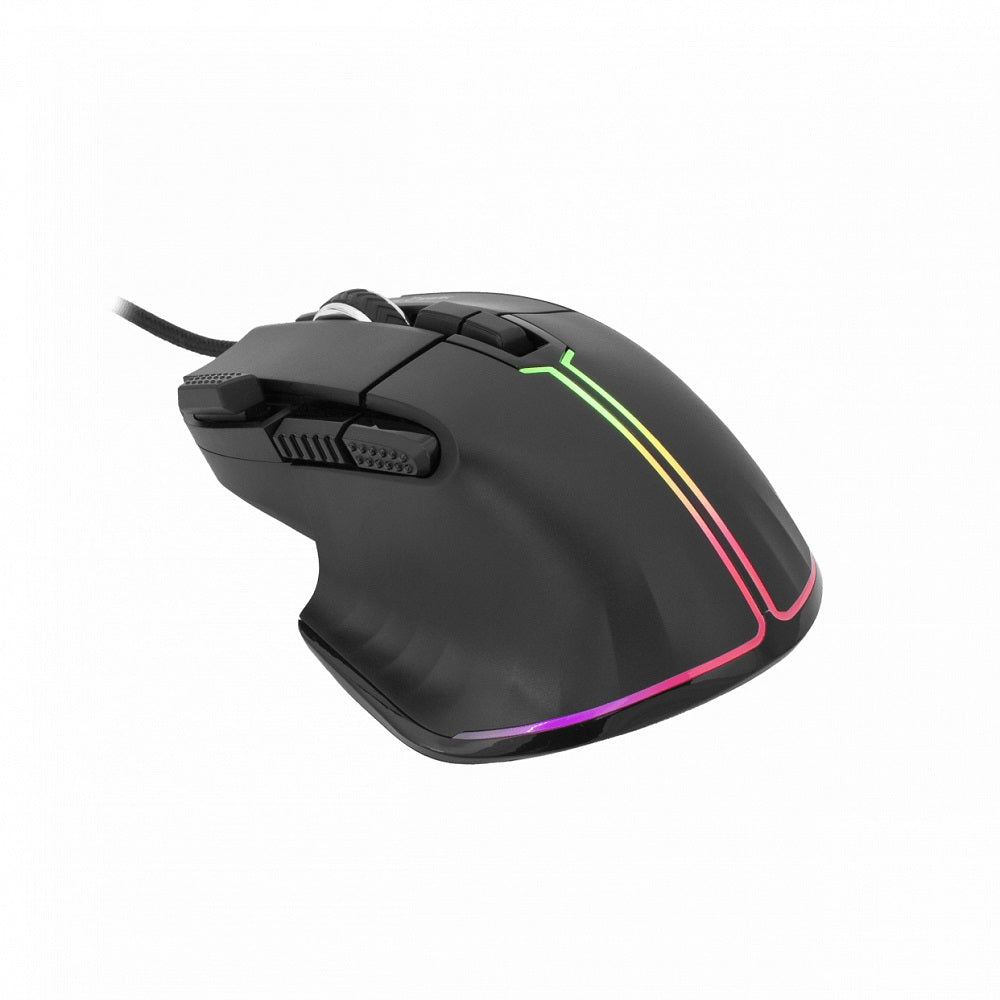 Mouse White Shark Gaming Marrok 12000dpi RGB Black