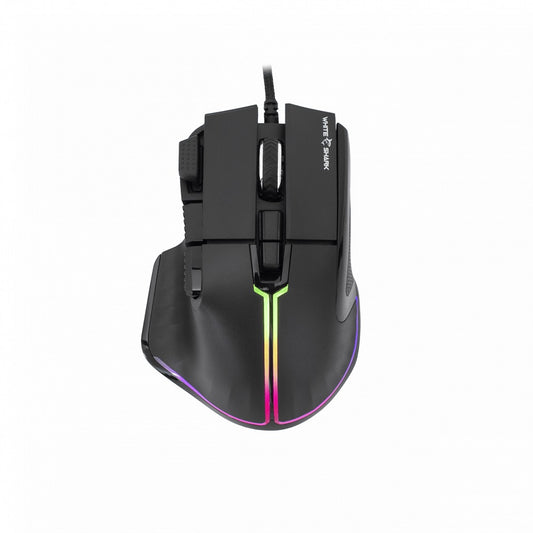 Mouse White Shark Gaming Marrok 12000dpi RGB Black