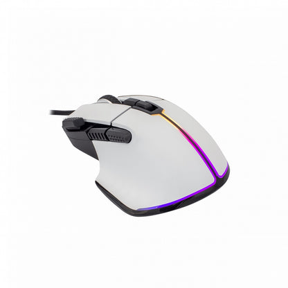 Mouse White Shark Gaming Marrok 12000dpi RGB White