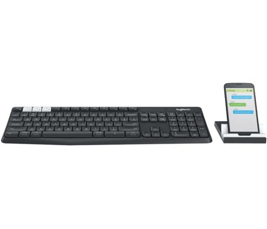 Keyboard Logitech Wireless K375s Multi-Device w/Stand