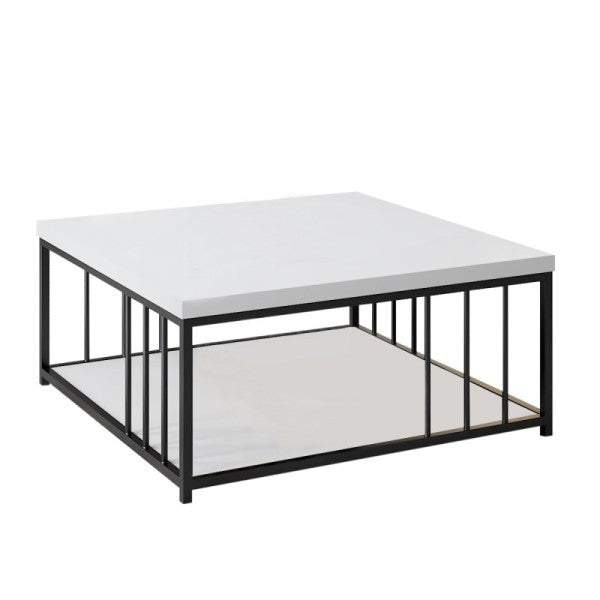 Club table Zenn - White, Black