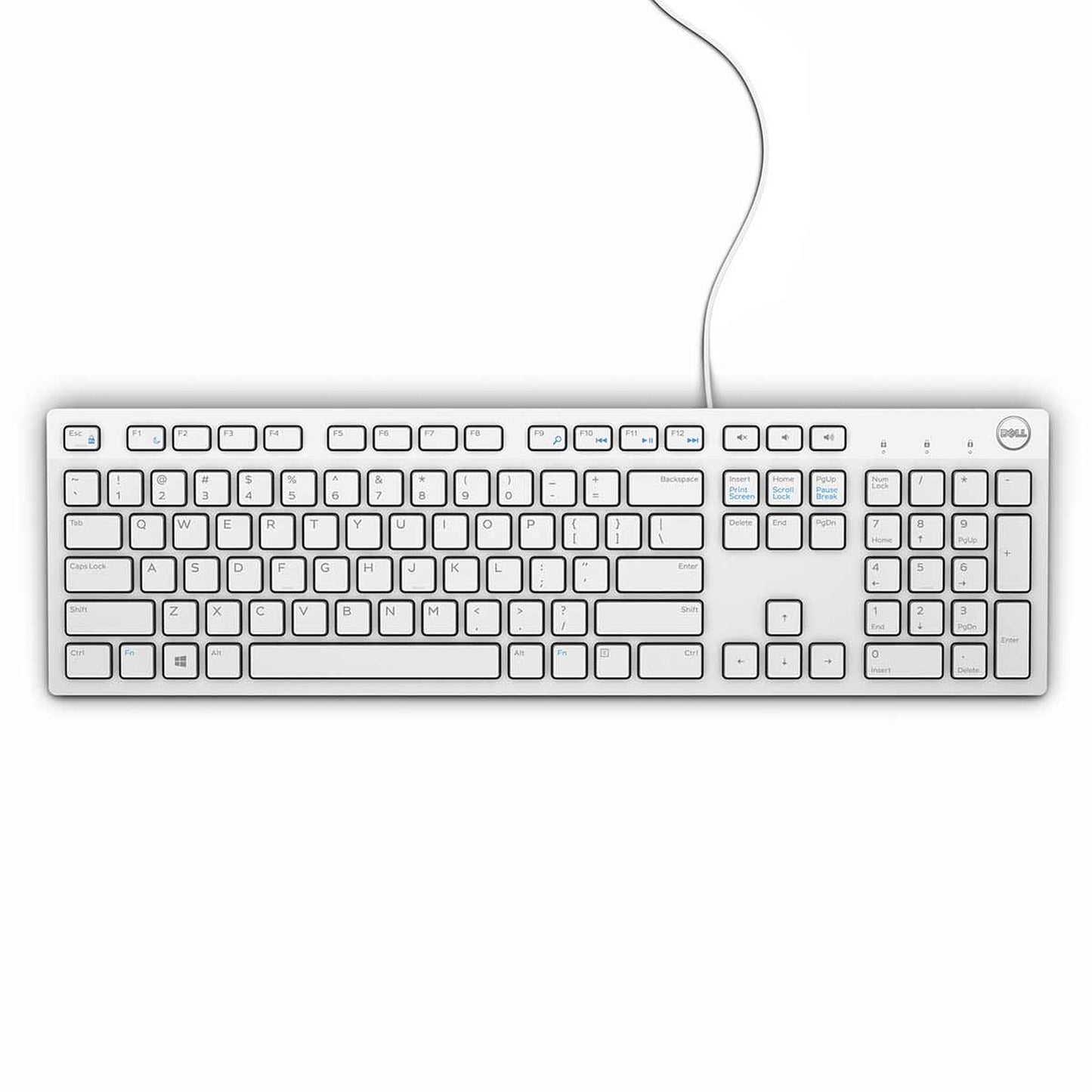 Keyboard Dell Multimedia KB216 USB White