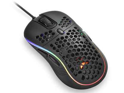 Mouse Sharkoon Light2 S Gaming 6200 DPI USB RGB Black