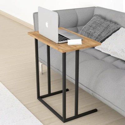 Laptop table with metal construction