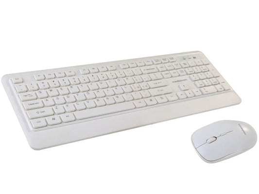 Keyboard Mediacom Wireless NX971 w/Mouse White