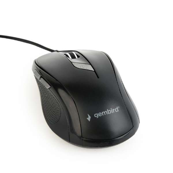 Mouse Gembird MUS-6B-01 Optical Black 1600DPI USB