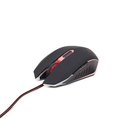 Mouse Gembird MUSG-001-R Gaming Optical Red 2400DPI USB