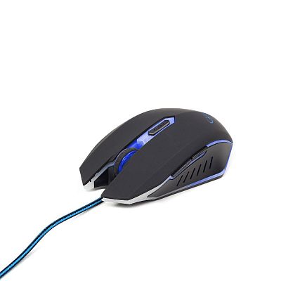 Mouse Gembird MUSG-001-B Gaming Optical Blue 2400DPI USB