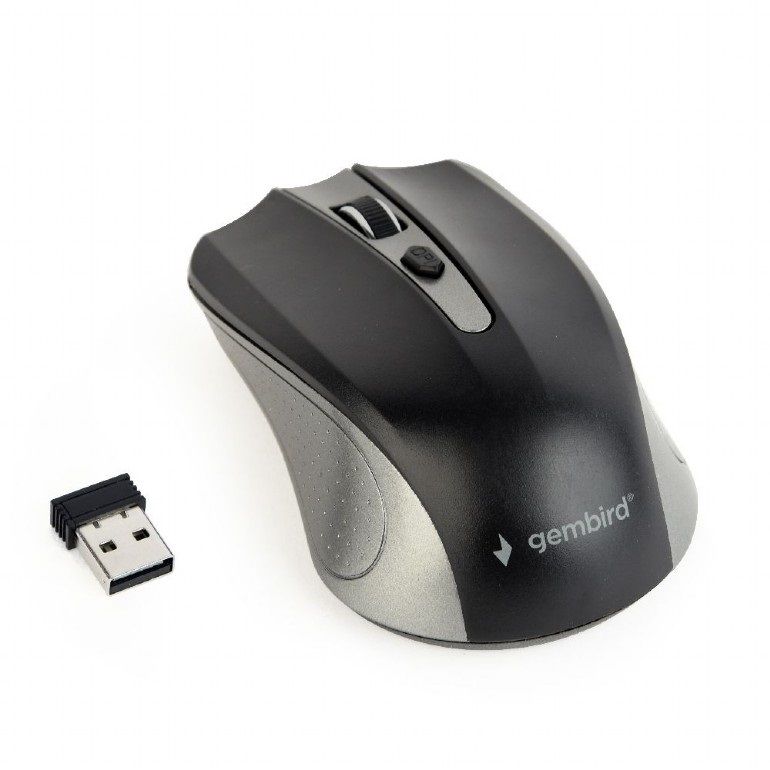 Mouse Gembird Wireless MUSW-4B-04 Optical 1600DPI Spacegrey/Black