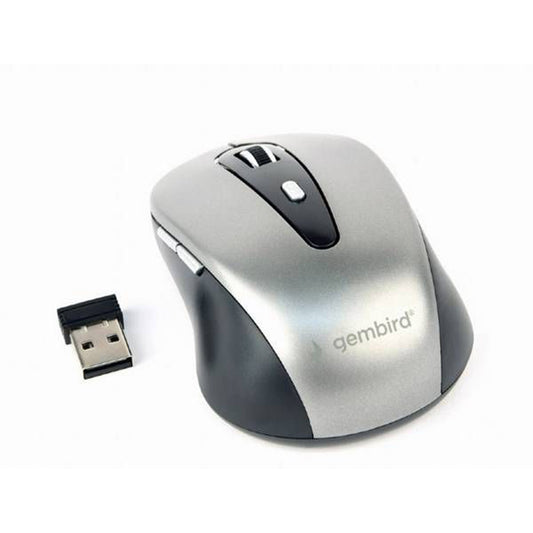 Mouse Gembird Wireless MUSW-6B-01 Optical 1600DPI Black/Grey