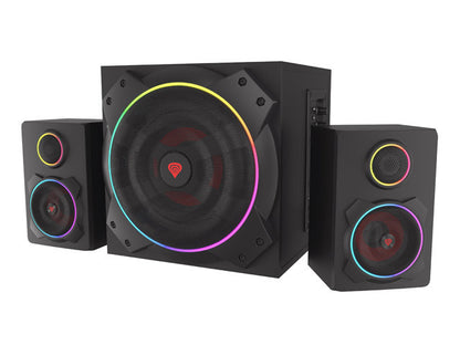 Speakers 2.1 Genesis Helium 800BT 60W RMS Bluetooth Optical RGB w/Remote Gaming