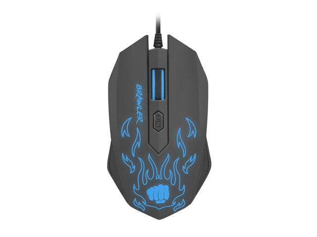 Mouse Fury Gaming Brawler 1600DPI Illuminated