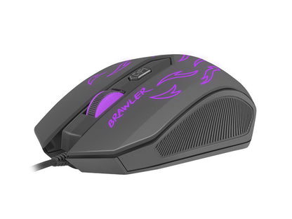 Mouse Fury Gaming Brawler 1600DPI Illuminated