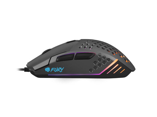 Mouse Fury Gaming Battler 6400DPI w/Software RGB Ultra-Light