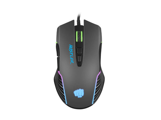 Mouse Fury Gaming Hustler 6400DPI w/Software RGB