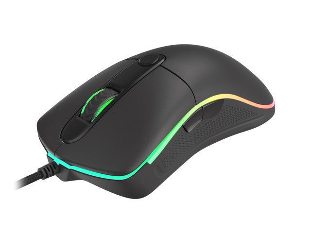 Mouse Genesis Gaming Krypton 510 7200DPI USB w/Software RGB