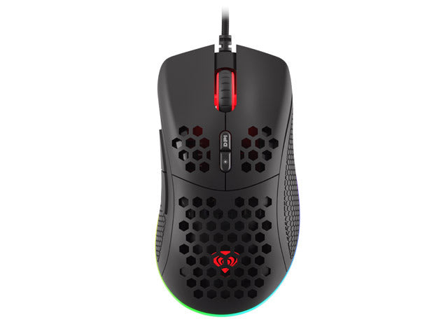 Mouse Genesis Gaming Krypton 550 8000DPI RGB Lightweight Black