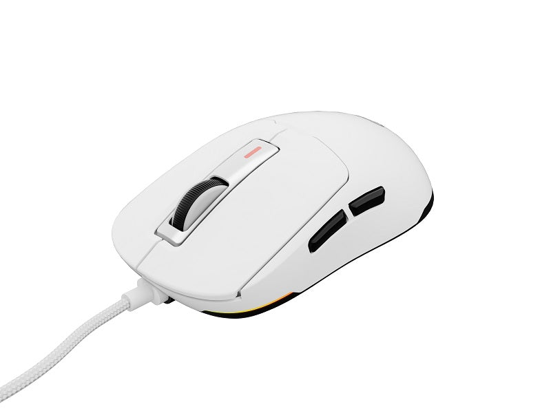 Mouse Genesis Gaming Krypton 660 12000DPI RGB White w/Software