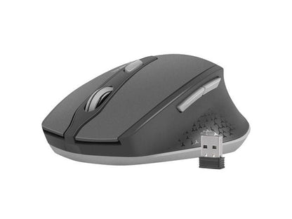 Mouse Natec Wireless Siskin Silent 2400DPI Black-Gray