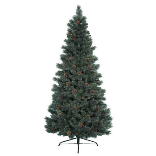 Norwich green Christmas tree with cones 150 cm