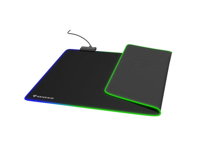 Mouse Pad Genesis Lighting Boron 500 XXL RGB Logo 800x300 Gaming